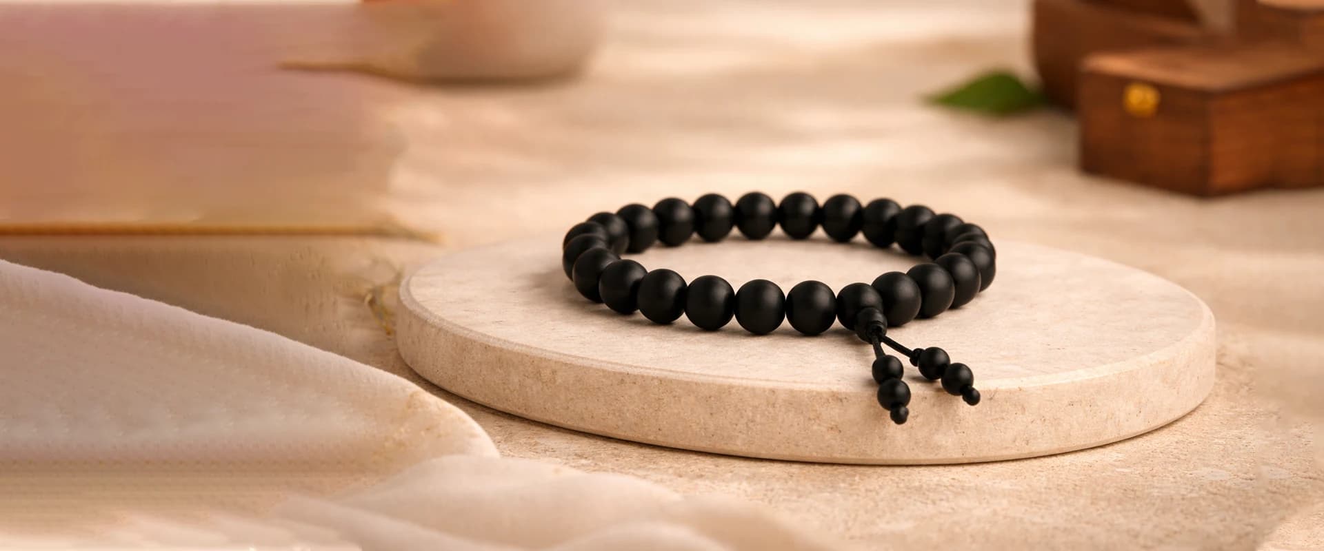 Karungali Family Protection Combo – Kids Karungali Mala (6mm) and 8mm Karungali Bracelet
